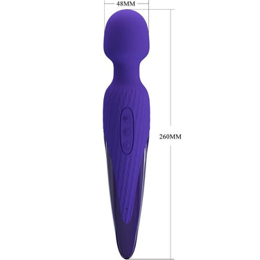 Bacchetta Vibrante Riscaldante 48°C, 7 Vibrazioni, Silicone Medico